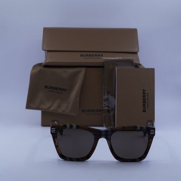 Burberry BE4348 396673 Sunglasses - Brown Check/Brown - Picture 3 of 10